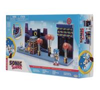 Sonic - Playset Studiopolis con Detalles Lujosos y con la Exclusiva Figura de Acción Articulada “Sonic” de 6 cm - Juguete para Niños con Mecanismos Interactivos Auténticos - Juguete Niños 3 años +