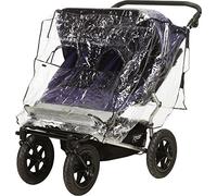 Playshoes 448962 universal cubierta impermeable, protección contra la lluvia, de lluvia para Zwilling Buggy/Tandem carro con ventana de contacto