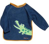 Playshoes 507136 - Babero con mangas largas, diseño de cocodrilo, multicolor, talla única