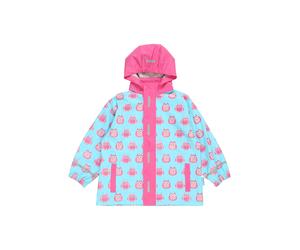 PLAYSHOES Abrigo 'Eulen' azul / rosa 116 azul / rosa