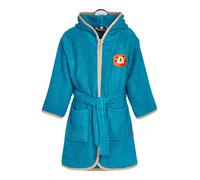 PLAYSHOES Albornoz 'Dschungel' beige / azul cian / naranja 98-104 beige / azul cian / naranja