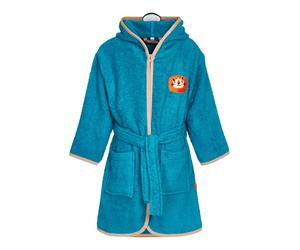 PLAYSHOES Albornoz 'Dschungel' beige / azul cian / naranja 98-104 beige / azul cian / naranja