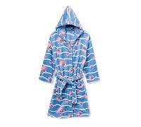 Playshoes Albornoz polar azul-rosa - talla98/104