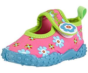 Playshoes Anti-slip Cotton Socks Stripes, Pantuflas Niñas, Rosa (Pink 18) 30/31 EU