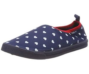 Playshoes Aqua-Schuhe Slipper Herzchen, Aqua-Schuhe Slipper Herzchen Unisex niños, Azul (Blue Marine), 22.5 EU