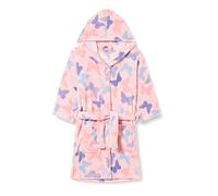 Playshoes Bademantel, Vellón-Bademantel Niñas, Rosa Schmetterlinge, 98-104