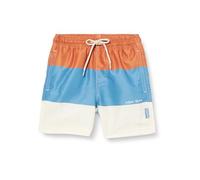 Playshoes Badeshorts Bañador de Playa, Color Block Ocre, 146-152 para Niños