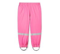 Playshoes Barro, Peto de Lluvia, Forro Polar Impermeables, Pantalon Rosa, 104 cm Unisex niños