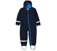 Playshoes Bebé-Niños Softshell-Overall Fleece Gefüttert Traje de esquí Not Applicable, Azul (Marine 11), 95 (Talla del Fabricante: 80)