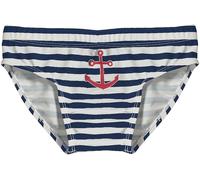 Playshoes UV Protection Swimming Trunks Bañadores, Multicolor (White), 110-116 para Niños