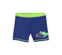 Playshoes UV-Schutz Short Krokodil Bañador, Azul (Marine 11), 110/116 Unisex niños