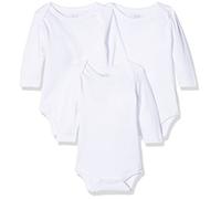 Playshoes Body 1/1-arm 3er Pack Uni Body, Unisex niños, Blanco (Weiß 1), 74-80