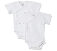 Playshoes Body unisex para niños, Blanco 1/4-Arm 2 Pack, 50