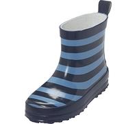 Playshoes Bota de Agua Raya, Botas de Goma de Caucho Natural Unisex niños, Azul (Marine/Light Blue), 26 EU
