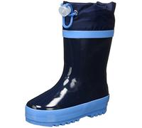 Playshoes Botas de Goma Forradas Unisex niños, Azul Oscuro, 24/25 EU