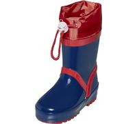 Playshoes Botas de Goma Forradas Unisex niños, Azul Rojo, 20/21 EU