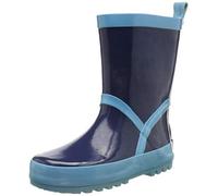Playshoes Botas de Goma Unisex niños, Azul Marino Azul Claro, 20/21 EU