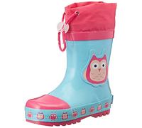 Playshoes Botas de Goma Unisex niños, Búhos, 32/33 EU