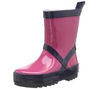 Playshoes Botas de Goma Unisex niños, Rosa Azul Marino, 30/31 EU