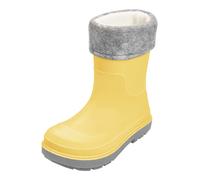 Playshoes - Gummistiefel gefüttert, Botas de lluvia niños unisex, Gelb Socke,
