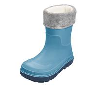 Playshoes Gummistiefel gefüttert, Botas de Lluvia, Blau Socke, 27 EU