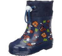PLAYSHOES Botas de lluvia azul oscuro / caramelo / verde claro / mezcla de colores / blanco 26 EUR
