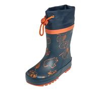 PLAYSHOES Botas de lluvia 'Bär' marino / naranja 22 marino / naranja