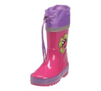PLAYSHOES Botas de lluvia 'Glückskäfer' verde claro / lila claro / rosa / negro 24,5 EUR