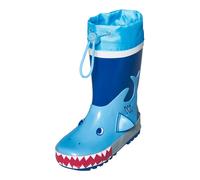PLAYSHOES Botas de lluvia 'Hai' azul / azul claro / rojo / blanco, Talla 31