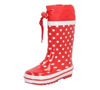 PLAYSHOES Botas de lluvia rojo / blanco 34,5 rojo / blanco