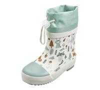 PLAYSHOES Botas de lluvia 'Wald' marrón / menta / verde oscuro / blanco natural 27 marrón / menta / verde oscuro / blanco natural