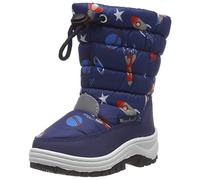 Playshoes Botines de Invierno Unisex niños, Azul Espacio, 24/25 EU