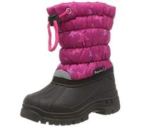 Playshoes Botines de Invierno, Raquetas De Nieve Unisex niños, Rosa Estrellas, 26/27 EU