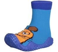 Playshoes Calcetines de Playa con protección UV Die Maus, Zapatos de Agua, Unisex niños, Azul/Naranja (Blue/Orange), 22/23 EU