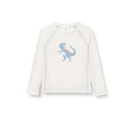 Playshoes Camisa de protección de Sarpullido, Ecru Lang Dino, 134/140 Infantil Unisex
