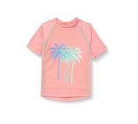 Playshoes Camisa de protección de Sarpullido, Koralle Kurz Palmen, 86/92 para Niñas
