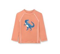 Playshoes Camisa de protección de Sarpullido, Ocker Lang Dino, 86/92 Infantil Unisex