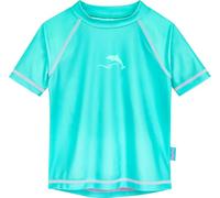 Playshoes Camiseta de baño Unisex para niños, Camisa antisarpullido, Batik Turquesa, 122-128