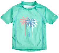 Playshoes Camiseta de baño Unisex para niños, Camisa antisarpullido, con Forma de Palmera Color Menta, 146-152