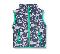 Playshoes Chaleco de Forro Polar, Estrellas, 140 Unisex niños