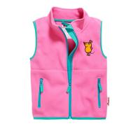 PLAYSHOES Chaleco 'DIE MAUS' turquesa / ocre / dorado / rosa 92 EUR