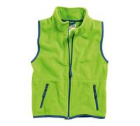 Playshoes Chaleco Polar, Verde (Grün 29), 116 Unisex niños
