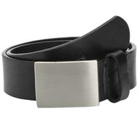 Playshoes Cinturón de Cuero Unisex niños, Negro 30 Mm de Ancho, 85