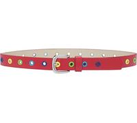 Playshoes Cinturón de Poliuretano Unisex niños, Rojo, 75