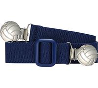 Playshoes Cinturón Elástico Sin Hebilla Para Clip Unisex niños, Futbol Marino, 74-110