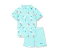 Playshoes Conjunto de baño unisex con protección UV, dos piezas, camiseta de baño, Gato del Mar Unicornio, 86-92