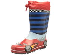Playshoes Cordón Para Botas de Agua, Botas de lluvia Unisex niños, Multicolor Coche de Carreras, 28 EU