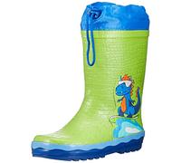 Playshoes Cordón Para Botas de Agua, Botas de lluvia Unisex niños, Verde Azul Dinosaurio, 24 EU