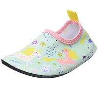 Playshoes Descalzo, Zapatos de Agua Bebé-Niñas, Unicornio de Menta, 18/19 EU