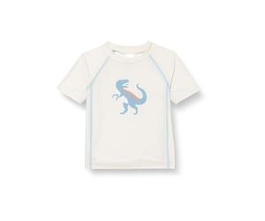 Playshoes Dino, Camisa de protección de Sarpullido Infantil Unisex, Ecru Kurz Dino,